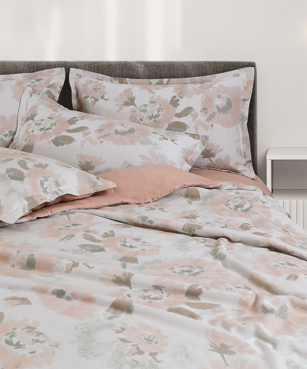 Maison Linen Bedding – Blush Petals