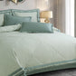 600 Thread Count Heritage Border – Mint Sage