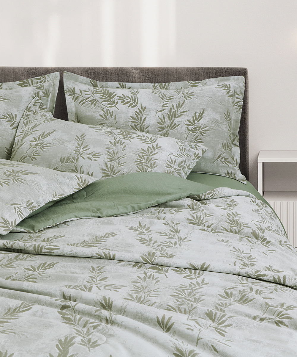 Maison Linen Bedding – Sage Leaf