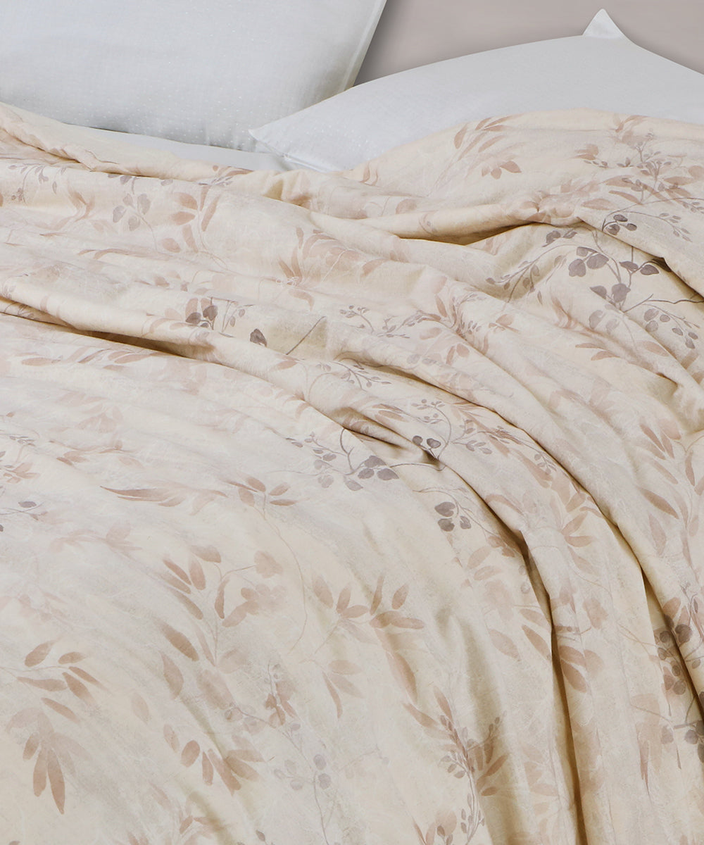Linen Cotton Dohar – Blush Whisper