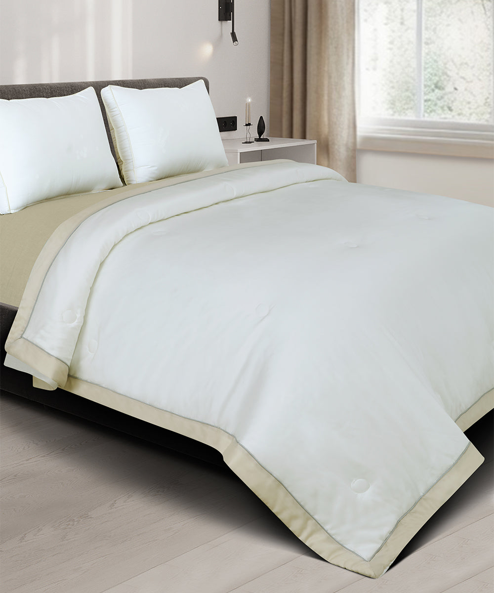 Crochet Tencel Quilt – Ivory Cloud