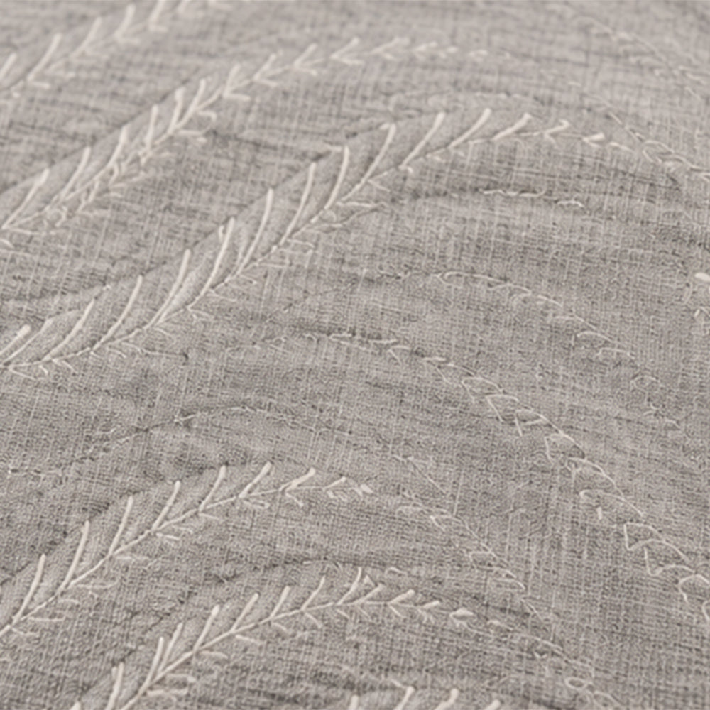 Slate Ripple Linen Cotton Dohar