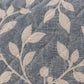 Slate Willow Vine Linen Cotton Dohar