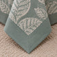 Sage Botanical Leaf Linen Cotton Dohar