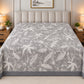 Slate Star Magnolia Linen Cotton Dohar