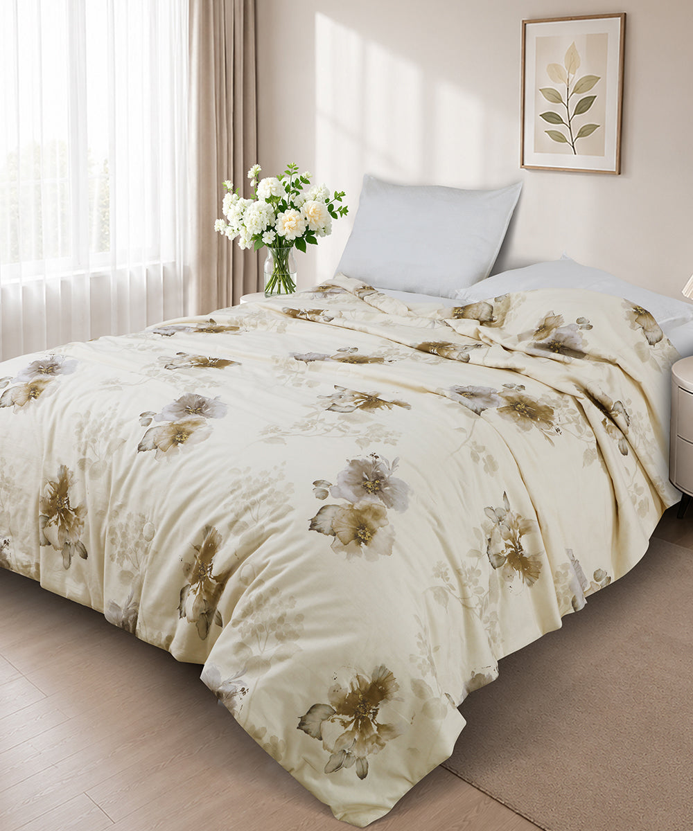 Linen Cotton Dohar – Autumn Bloom