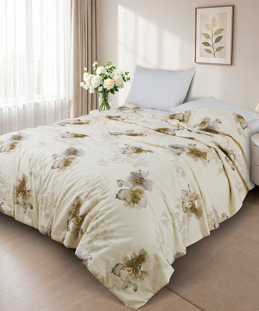Linen Cotton Dohar – Autumn Bloom
