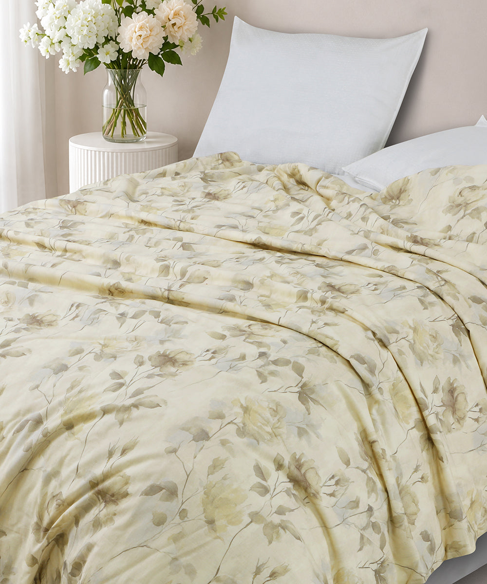 Linen Cotton Dohar – Champagne Rose