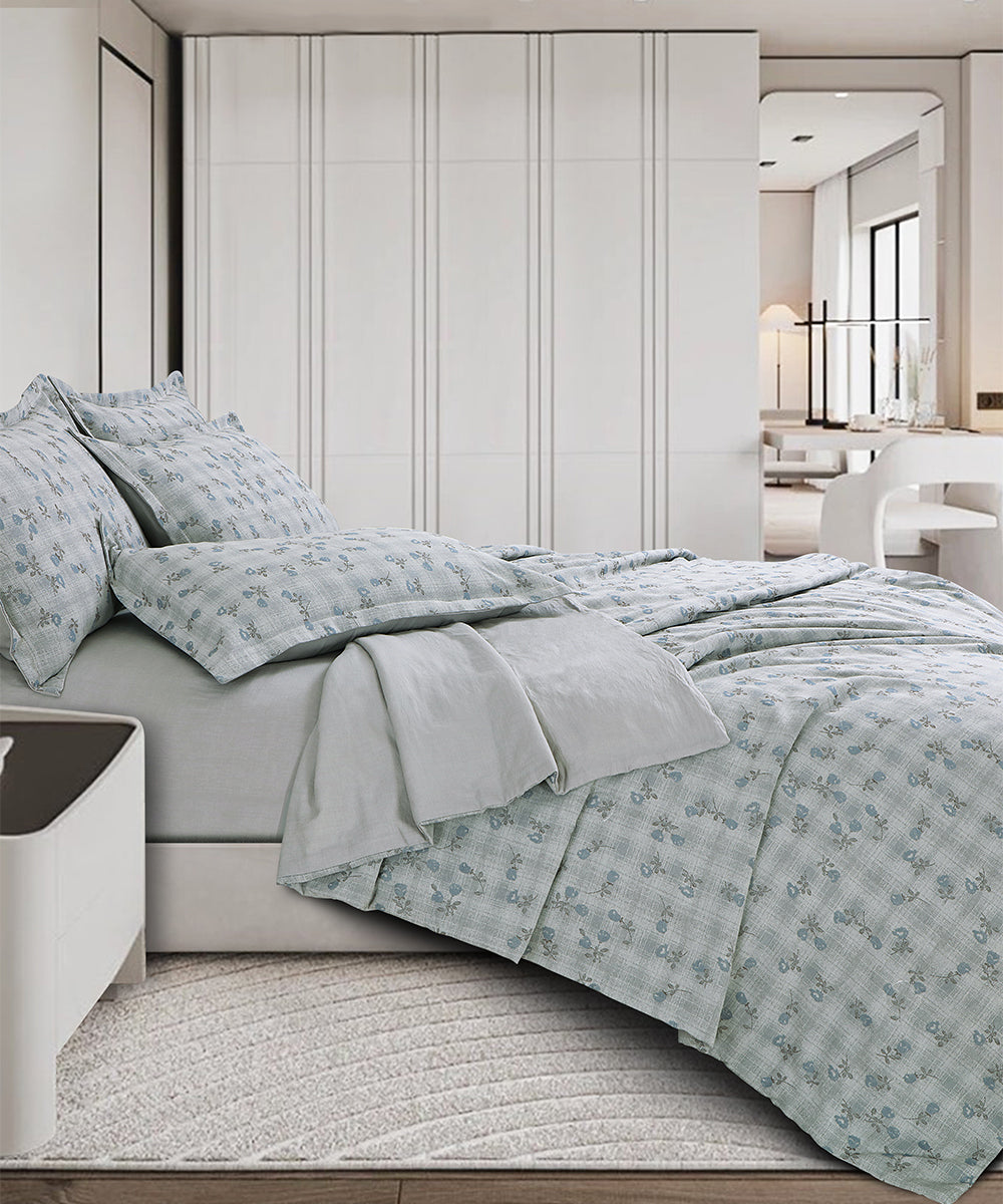 Maison Linen Bedding – Bluebell Mist