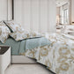 Maison Linen Bedding – Aqua Bloom