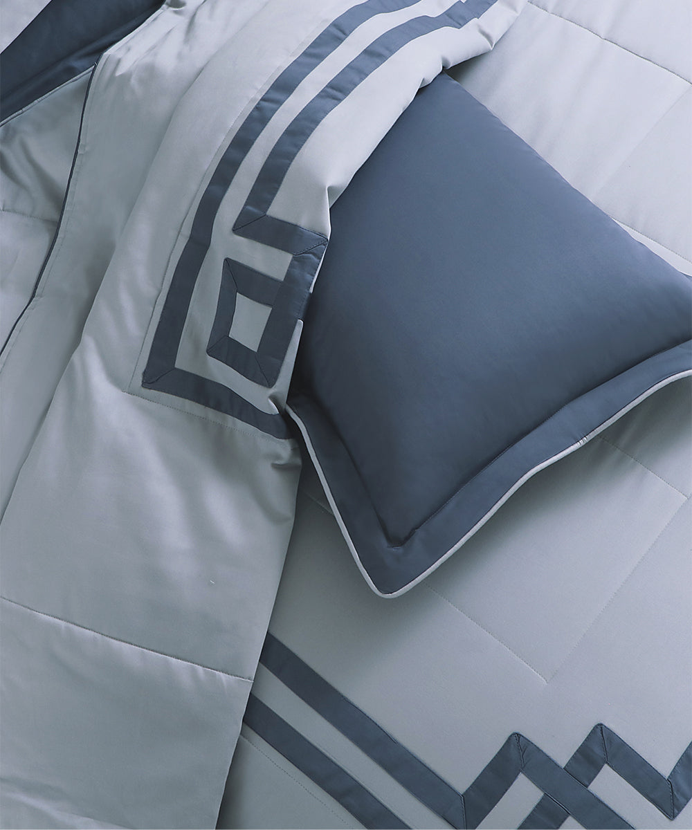 600 Thread Count Imperial Maze – Slate Blue