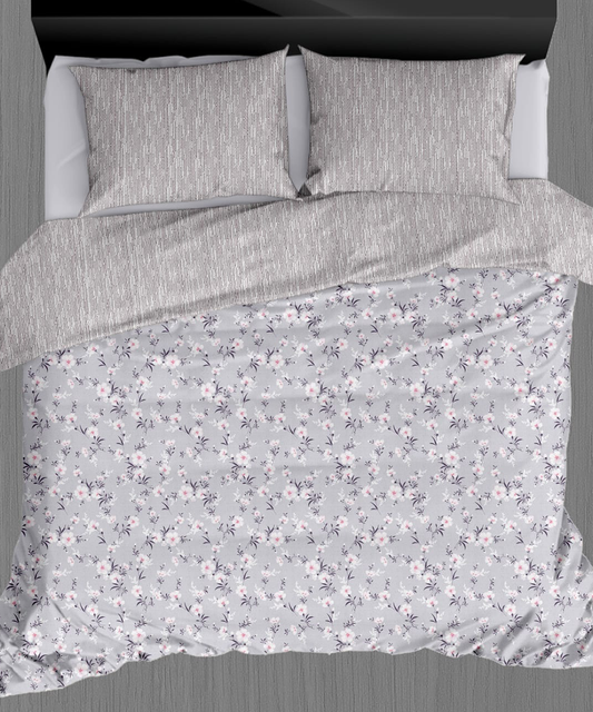Vintage Reversible Quilt (2 Designs in 1) – Misty Bloom