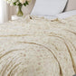 Linen Cotton Dohar – Ivory Meadow