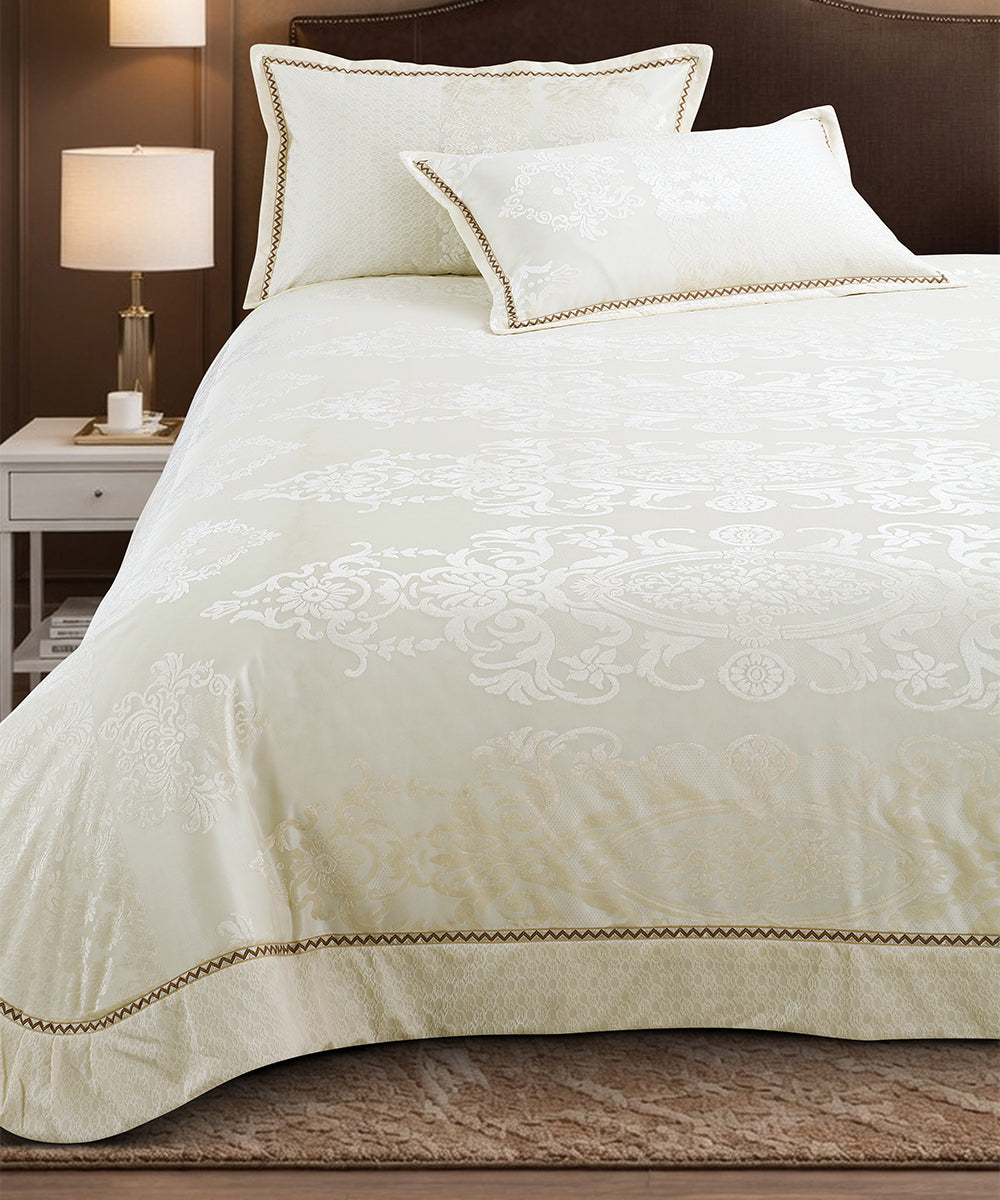 Aurelia Soft Champagne Bedcover