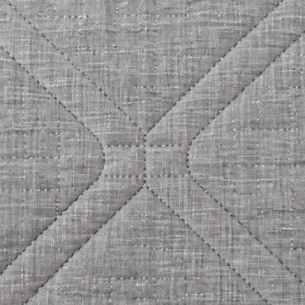 Slate Diamond Trellis Linen Cotton Dohar