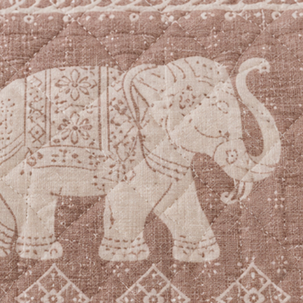 Blush Royal Tusker Linen Cotton Dohar
