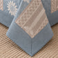Slate Sunflower Stripe Linen Cotton Dohar