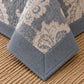 Heritage Teardrop Blue Cotton Linen Dohar