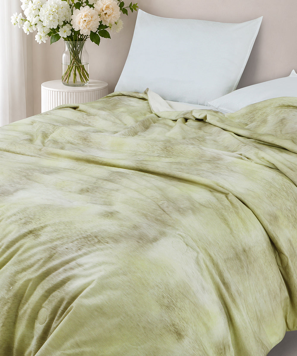 Linen Cotton Dohar – Olive Haze