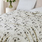 Linen Cotton Dohar – Charcoal Blossom