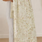 Linen Cotton Dohar – Ivory Meadow