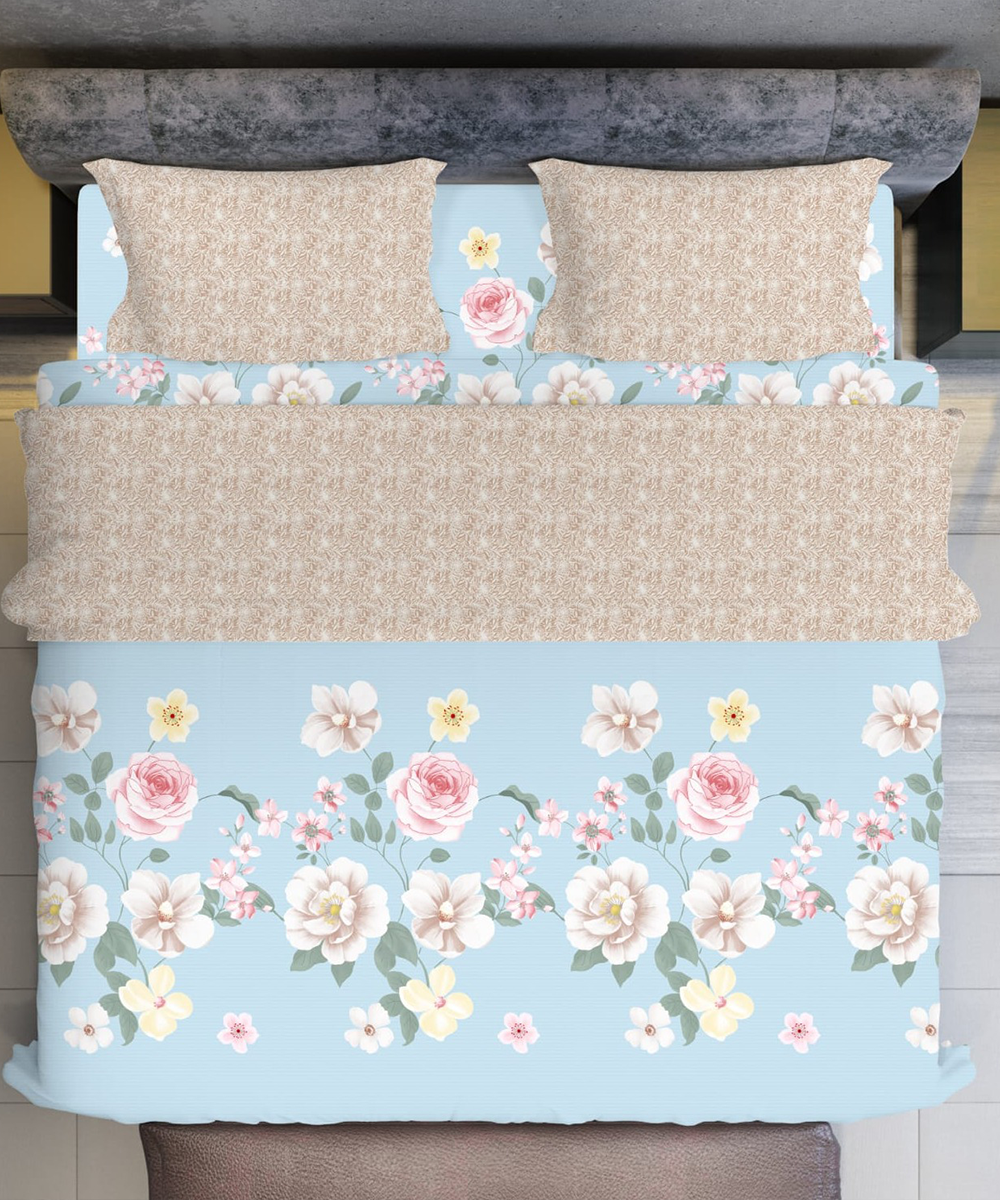 Moon Drape Quilt Bedding Set (4 Pcs) – Bluebell Blossom