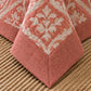 Blush Baroque Trellis Linen Cotton Dohar