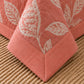 Blush Botanical Leaf Linen Cotton Dohar