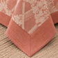 Blush Trellis Damask Linen Cotton Dohar