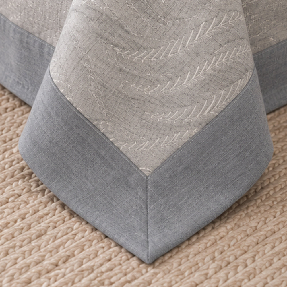 Slate Ripple Linen Cotton Dohar