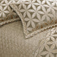 Aurelia Antique Gold Beige Bedcover