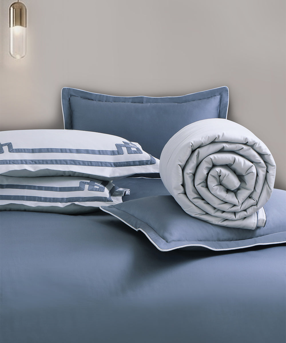 600 Thread Count Imperial Maze – Slate Blue