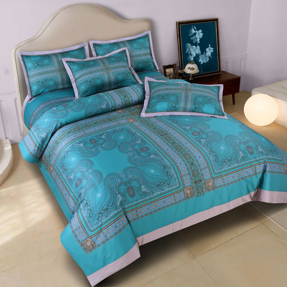 800 Thread Count Ciao Fienza – Turquoise Majesty