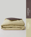 Soft Touch Quilt – Coffee & Camel